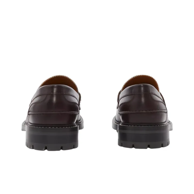 Burberry Vintage Check Leather Loafers-3