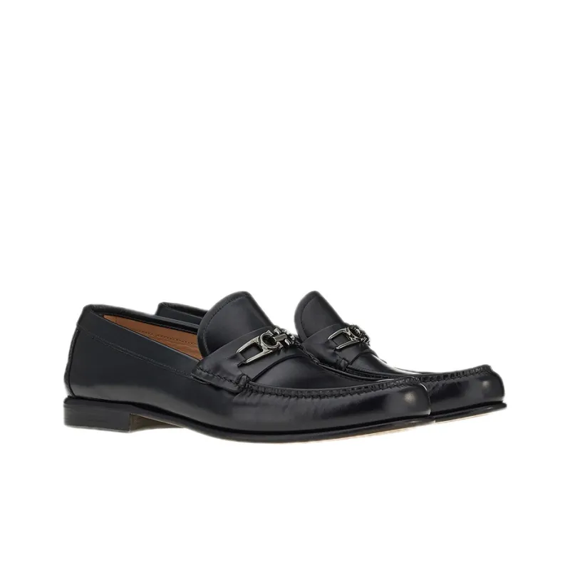 FERRAGAMO GANCINI Men's Casual Shoes Men's Black-1