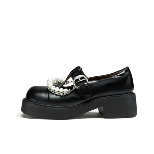 C°BANNER Loafers Women's Low-Top Black