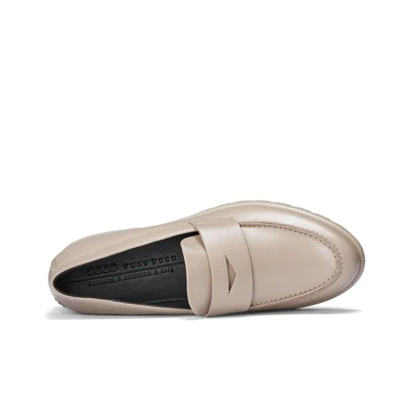 Ecco Modtray Modern Collection Mid-Low Heel Shoes Women's Nude-3