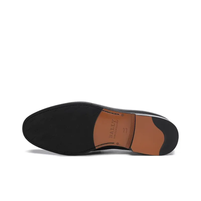 BALLY B Chain Casual Shoes Men's Black-5