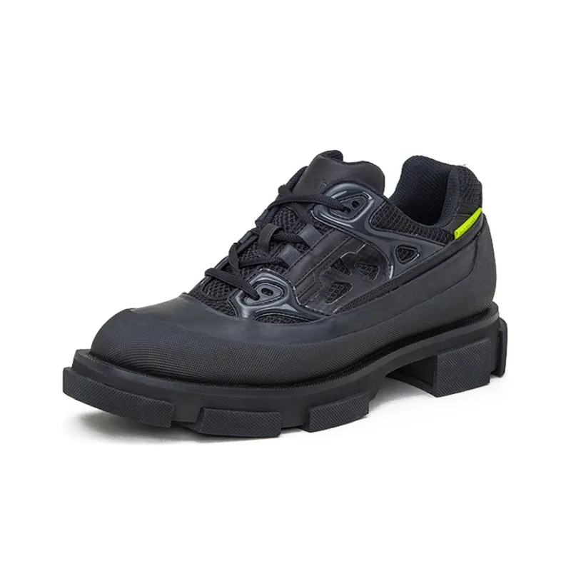 Both Low Top Platform Shoes Unisex Black-2