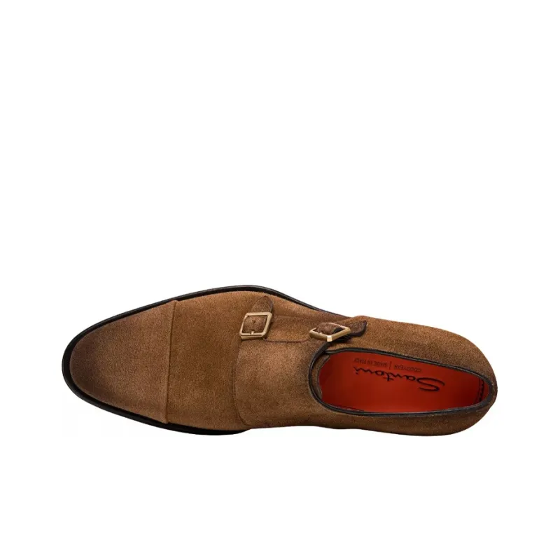 Santoni Double Monk Strap Shoes-2