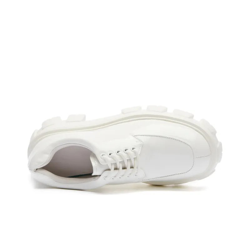 GLIMMED Platform Shoes Women's Bleached White-2