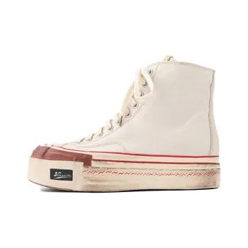 Visvim Skagway Hi G.Patten Platform Shoes Men's White