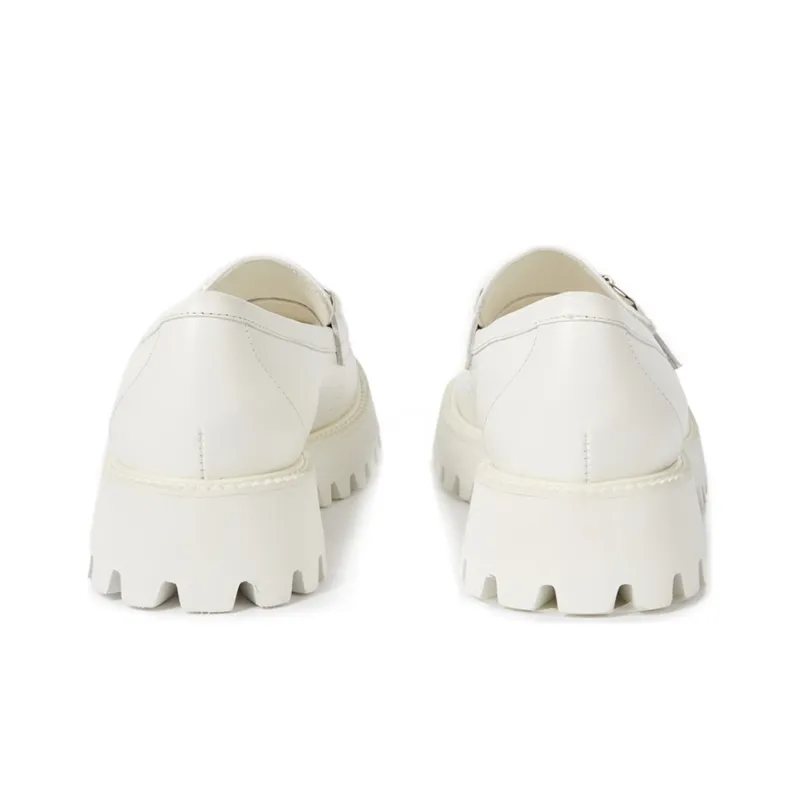 Tony Bianco Greer Platform Shoes Women's White-3