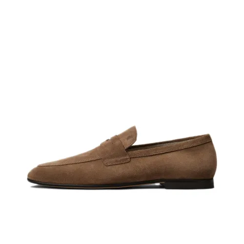 TOD'S Almond Toe Slip On Loafers