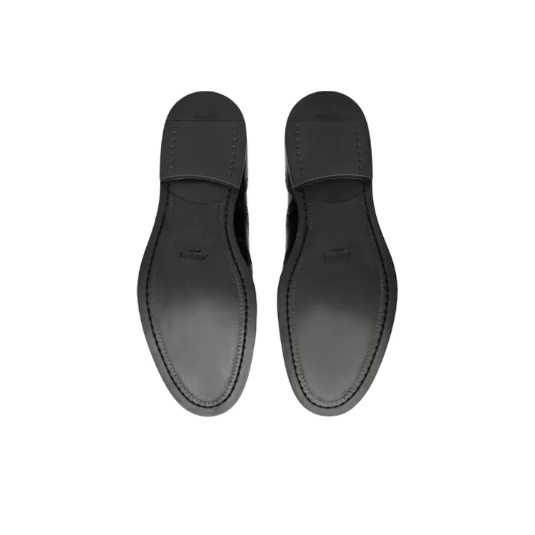 PRADA Dress Shoes Men Low-Top Black-4