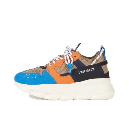 VERSACE Chain Reaction 2 Brown Orange Blue