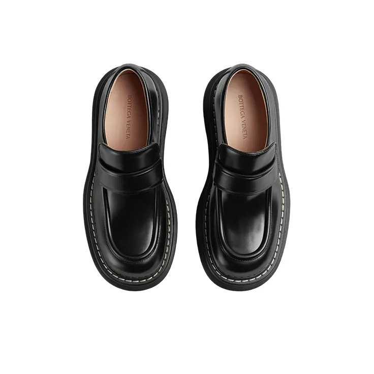 Bottega Veneta Bounce Leather Loafer Black Women's-2