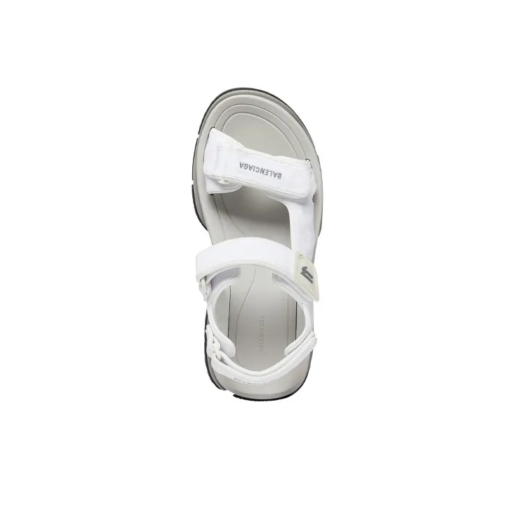 Balenciaga Tourist Sandal White Grey Women's-3
