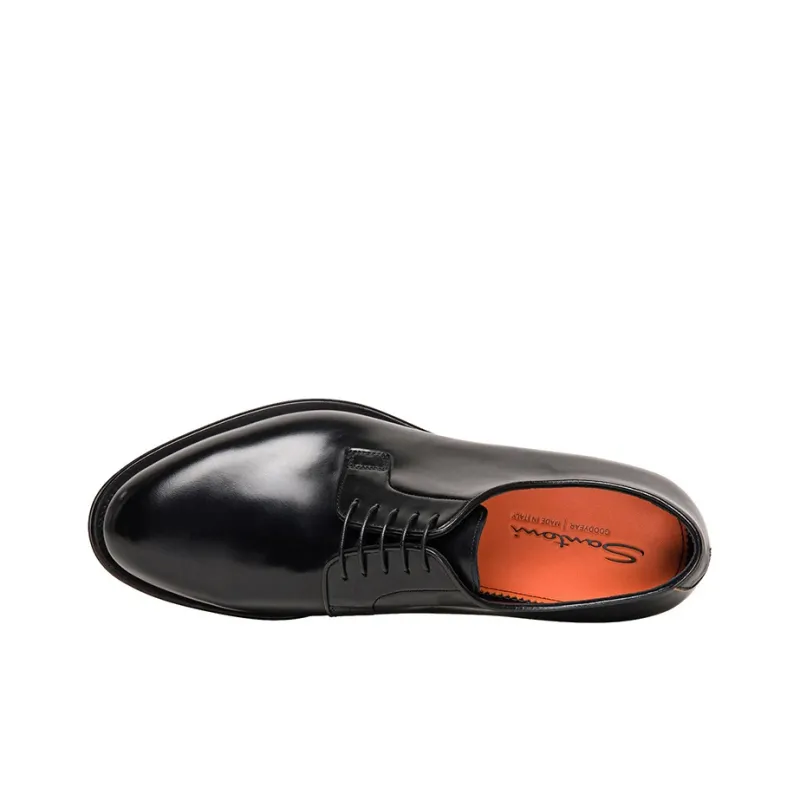 Santoni Round Toe Derby Shoes-3