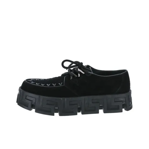 FANSIZHE Platform Shoes Men's Black
