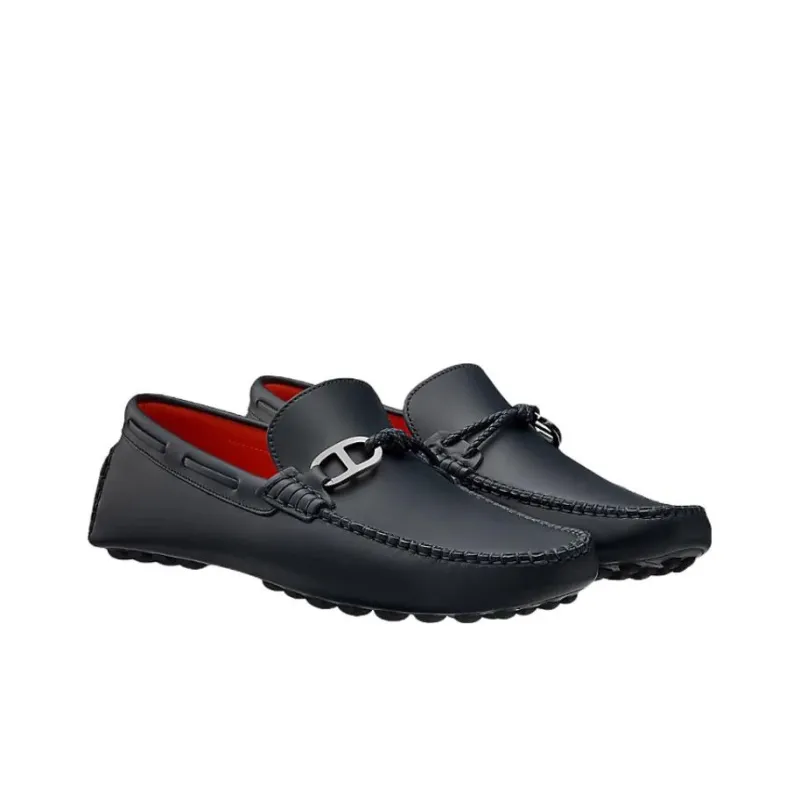 HERMES Alessandro Men's Casual Shoes Men's Black-2