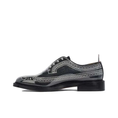 THOM BROWNE Dress Shoes Men Low-Top Black