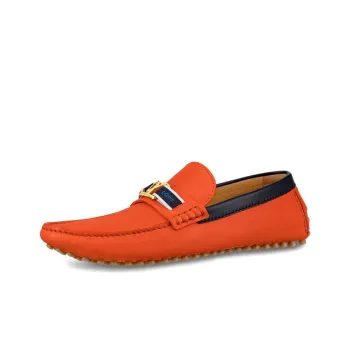 LOUIS VUITTON Lv Hockenheim Moccasin Shoes 'Orange'