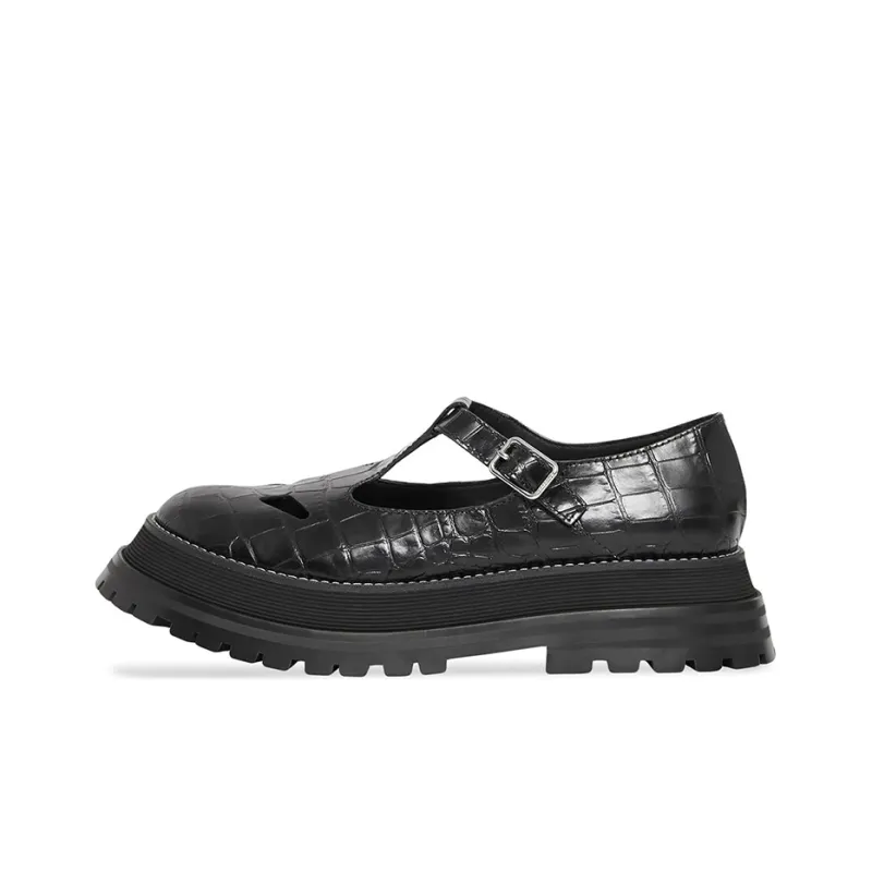 Burberry Platform Shoes Women's Black-0