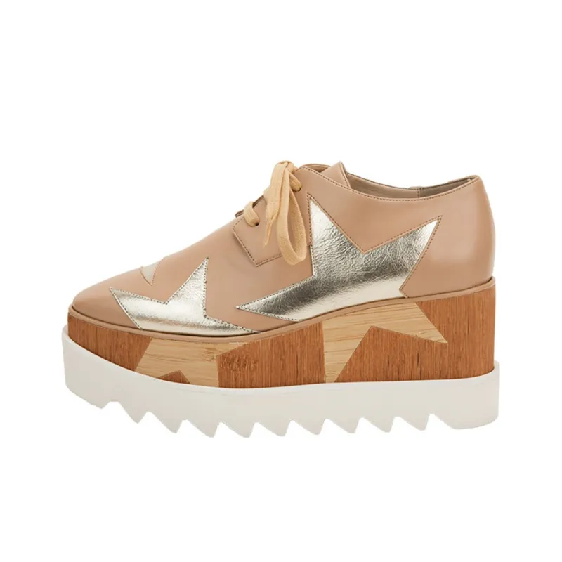 Stella McCartney Elyse Platform Lace-Up Shoes Women's-0