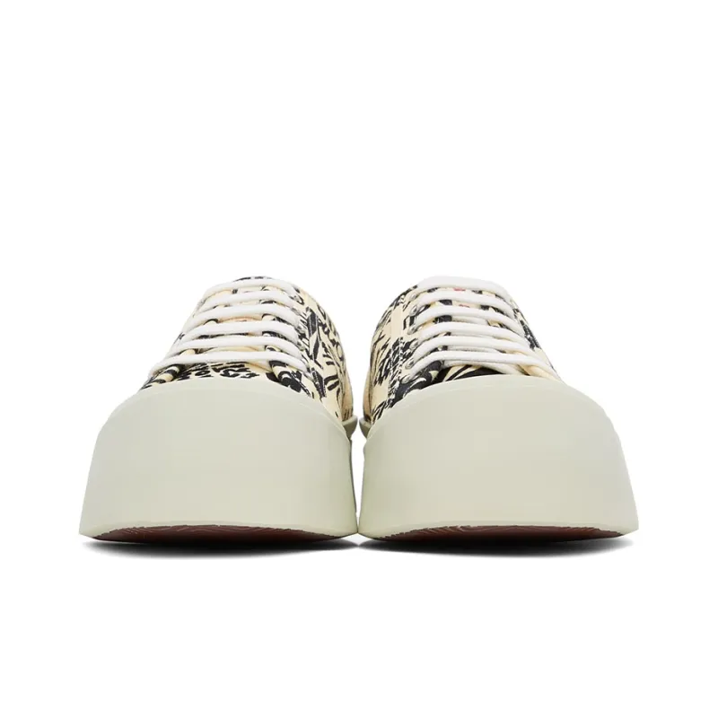 MARNI Platform Shoes Men's Printed Gray White-3