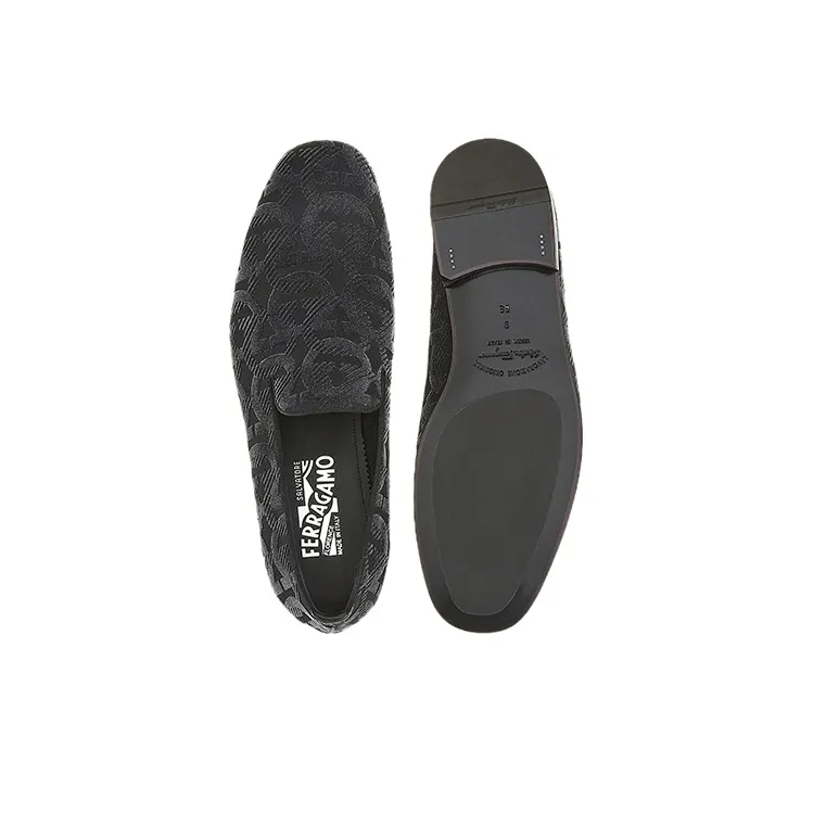 FERRAGAMO GANCINIGANCINI Men's Casual Shoes Men's Black-4