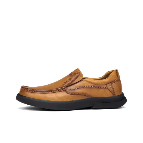 Jeep Men's Casual Shoes Men Low-Top Light Brown