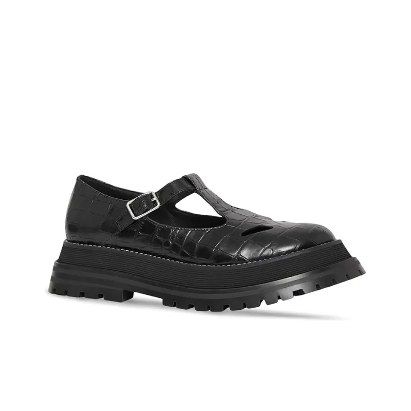 Burberry Platform Shoes Women's Black-2