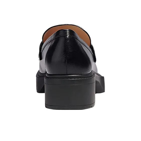 COACH Leah Chunky Sole Leather Loafers-3