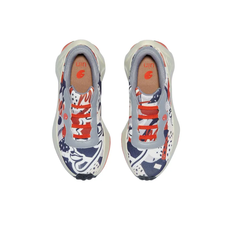 U.IN Painted Travel Shoes Seville 1 Collection Platform Shoes Women's-8