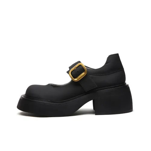 PACO GIL Mary Jane Shoes Women's Low-Top Black