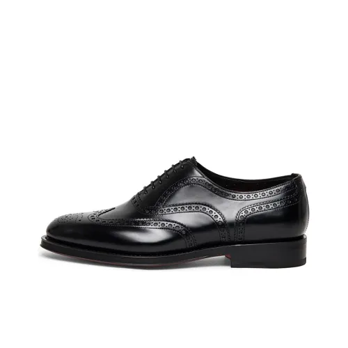 Santoni Leather Lace-up Brogues