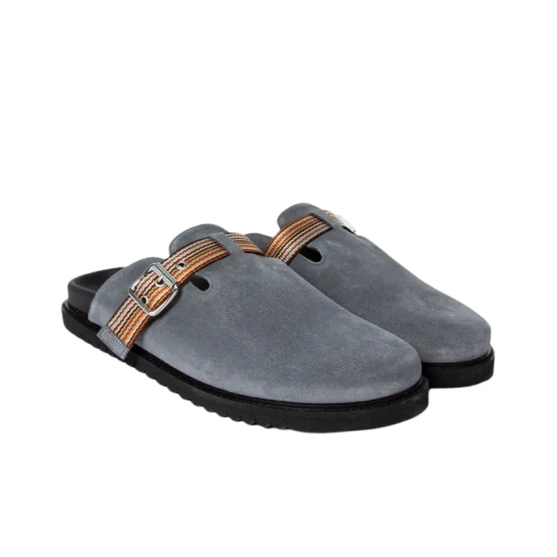 Paul Smith Wrap-toe Slippers Men's Gray-2