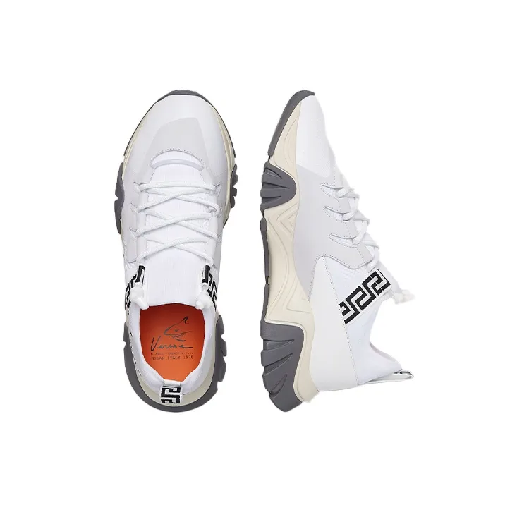 VERSACE Squalo Knit White Grey-2