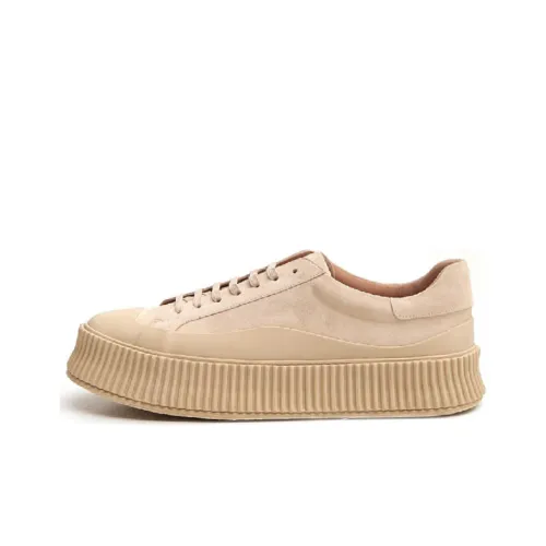 JIL SANDER Casual Shoes Men Low-Top Apricot Cream