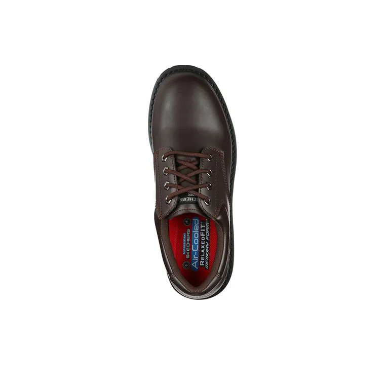 Skechers Work Men's Casual Shoes Men Low-Top Red Brown-3