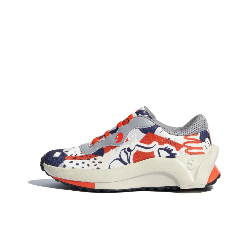 U.IN Painted Travel Shoes Seville 1 Collection Platform Shoes Women's-5