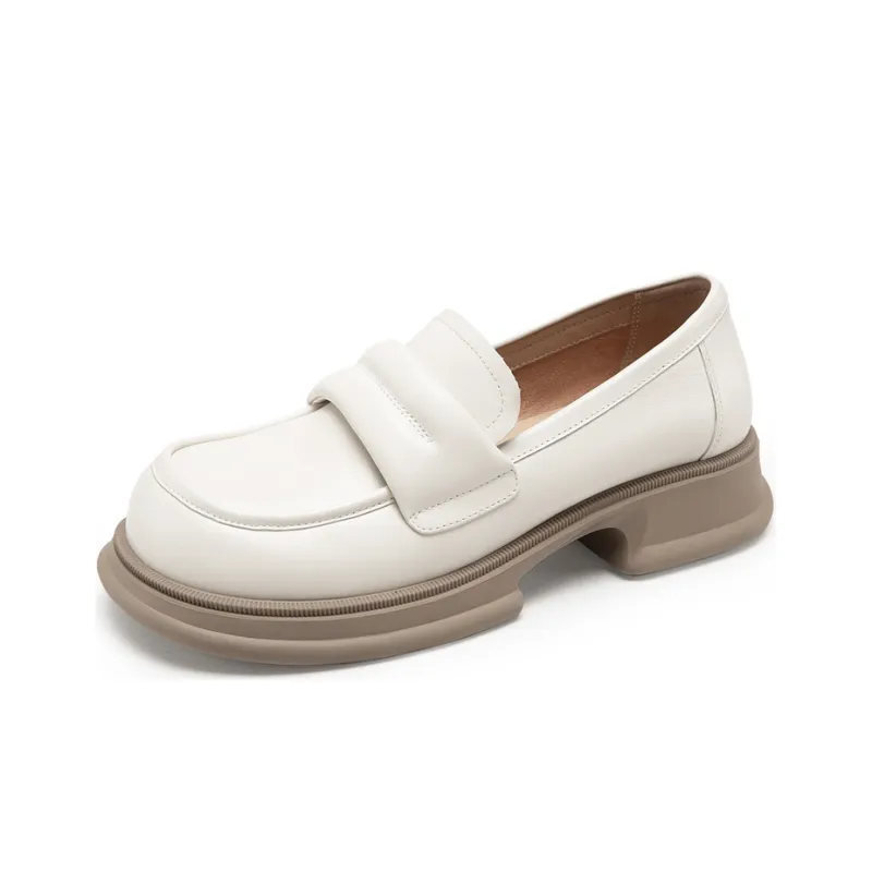 C°BANNER Platform Shoes Women's Beige-2