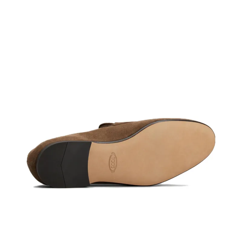 TOD'S Almond Toe Slip On Loafers-4