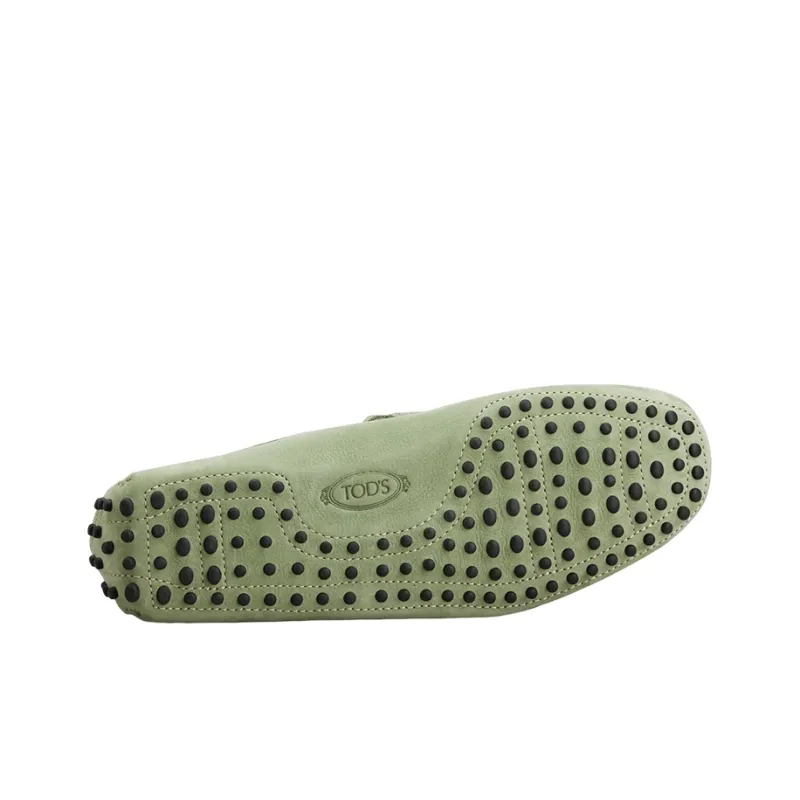 TOD'S Laccetto Gommino Suede Loafers-4