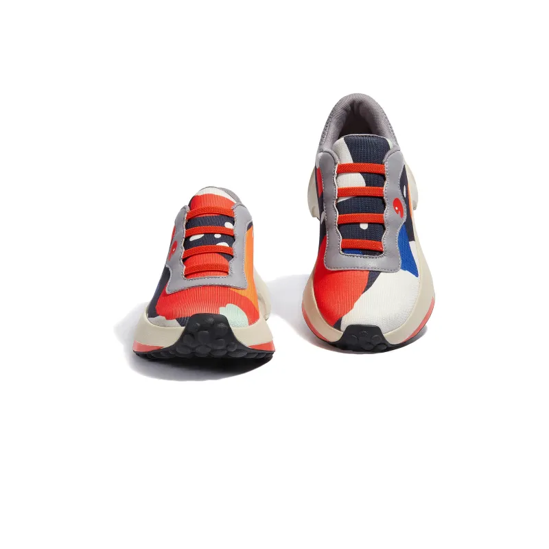 U.IN Painted Travel Shoes Seville 1 Collection Platform Shoes Women's-12
