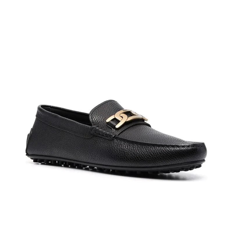 TOD'S Gommino Loafers Men Low Top Black-2