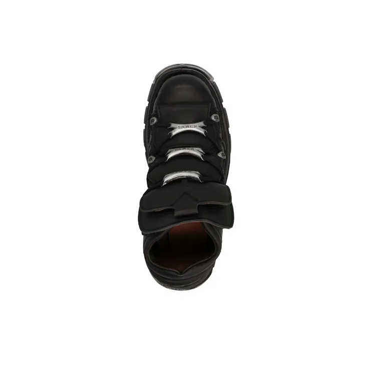 Vetements 75mm Platform Leather Sneakers-3