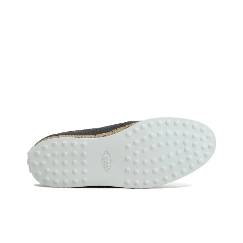 TOD'S Round Toe Slip On Espadrilles-4
