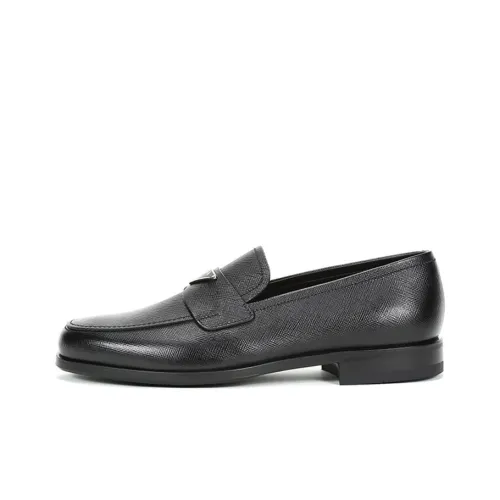 PRADA Saffiano Leather Loafers