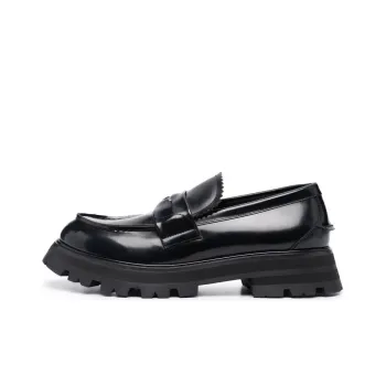 Alexander McQueen Ridged Slip On Loafers