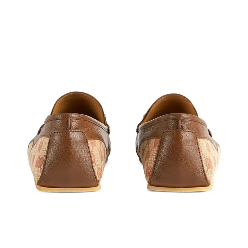 GUCCI Interlocking G Horsebit Driving Shoes-3