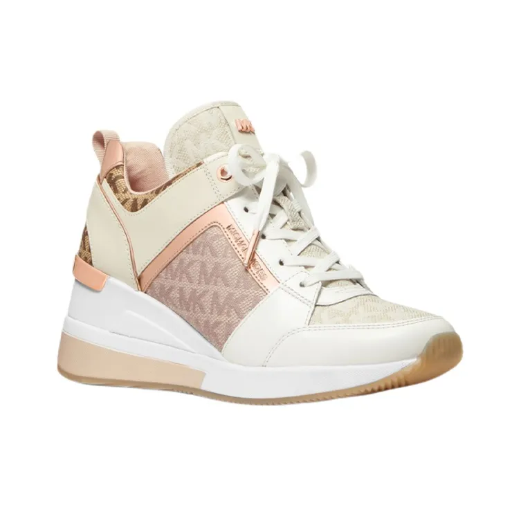 MICHAEL KORS Georgie High Top Athletic Shoes Women's White Pink-2