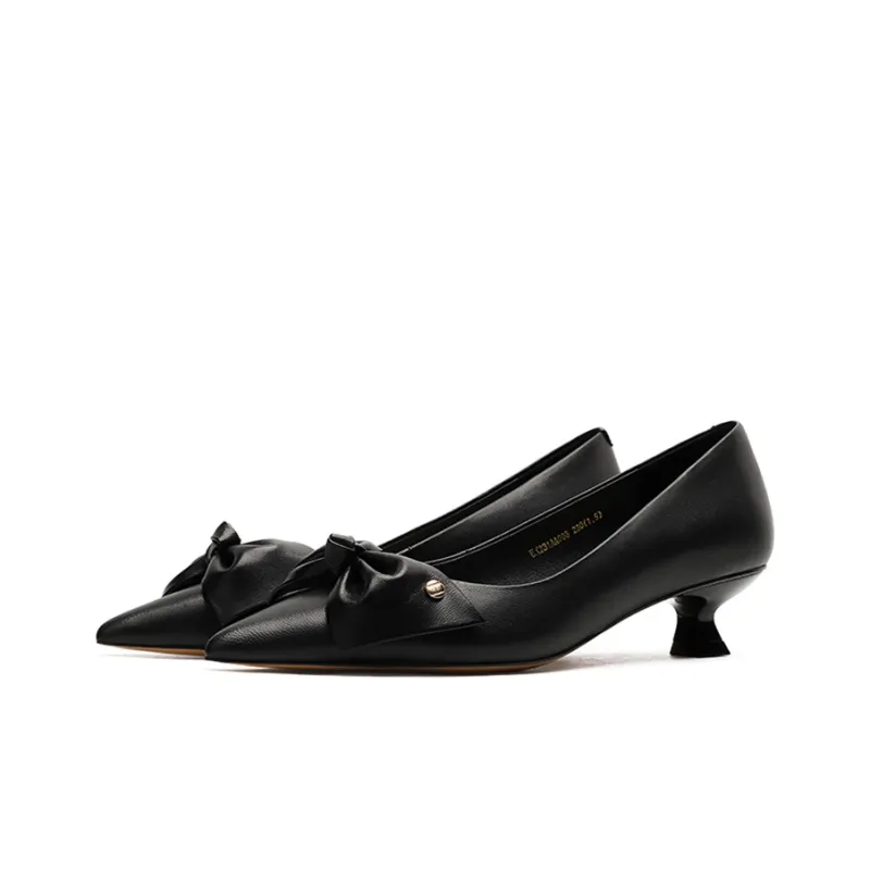 ELLE Slim Heel Casual Single Shoes Women's-2