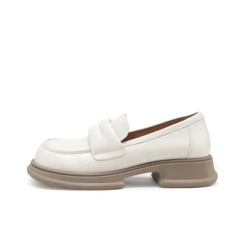 C°BANNER Loafers Women's Low-Top Beige