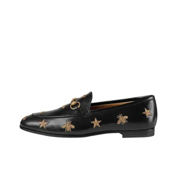 GUCCI Jordaan Casual Single Shoes Women's Black