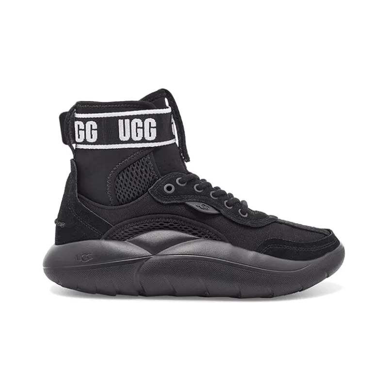 UGG La Cloud Hi Black Women's-1